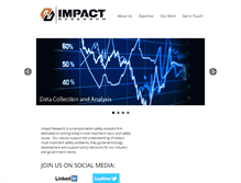 Tablet Screenshot of impactresearchinc.com